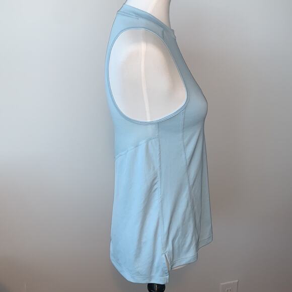 Nike Running Dri Fit Light Blue Sleeveless Crewneck Tank Top Womens XS - Picture 3 of 6